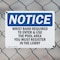 Signmission Wrist Band Required To Enter & Use The Pool OSHA Notice Sign, Plastic, 14in W x 10in L, 2PK OS-2PACK-NS-P-1014-L-19074 - alternate 4